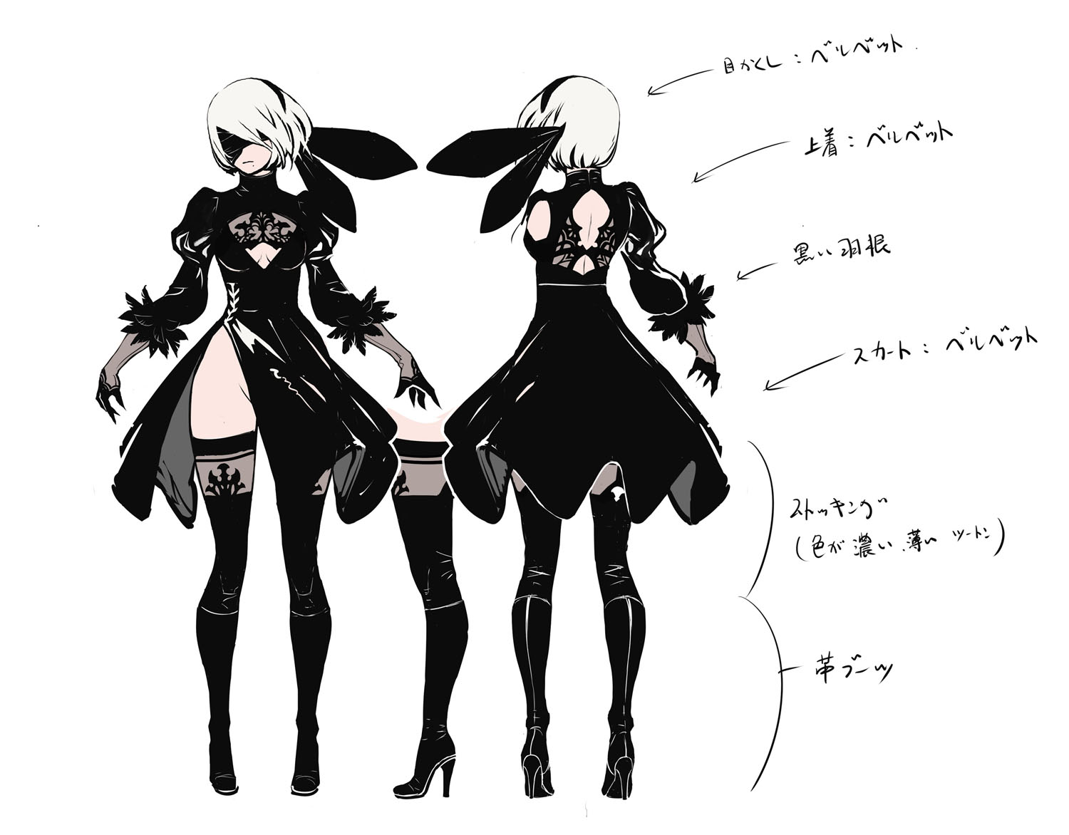 An Exclusive Look At The Creation Of Nier Automata S 2b Platinumgames Official Blog