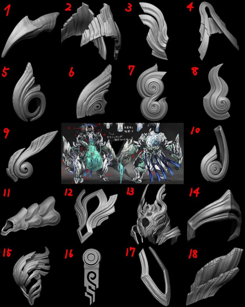 Umbran Studies – Homunculi Character Modeling | PlatinumGames Official Blog